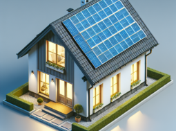 impianto fotovoltaico su casa domestica