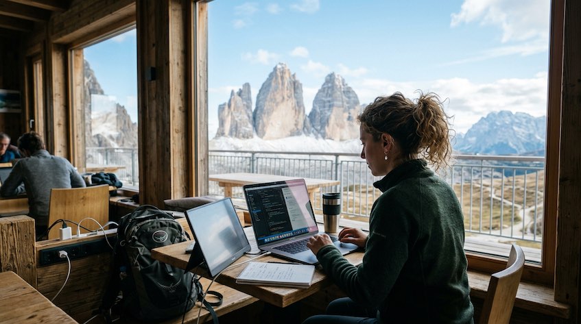 Il richiamo della ‘Workation’: perché le Dolomiti sono diventate l’ufficio più ambito dell’estate 2026